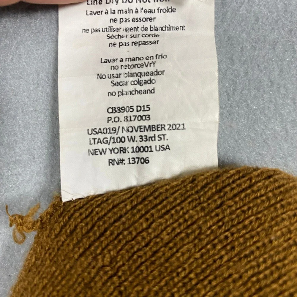 Carhartt Toddler Brown Acrylic Knit Cuffed Beanie Watch Hat CB8905 D15 OSFM
